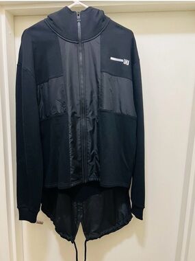 LHU Fishtail Black Performance Zip Hoodie Jacket